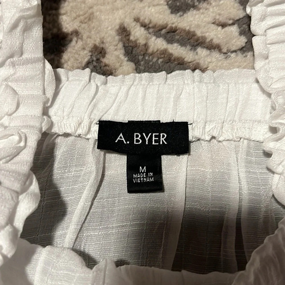 A.Byer white sheer top. New.  Super cute and soft. - Picture 4 of 4